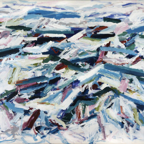Abstract Sublime 2, acrylic on canvas, 100x150cm