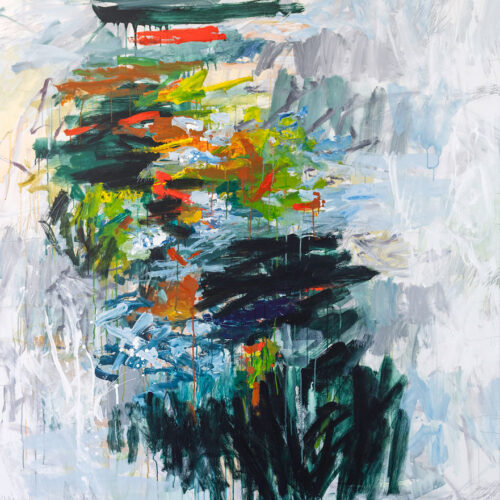 Lead me to the Harbour, acrylic on canvas, 170x150cm